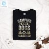 Camping And Dogs Are My Therapy Camper Rv Dog Paw Print Camper Campfire Gifts Tee Essential T Shirt hotcouturetrends 1