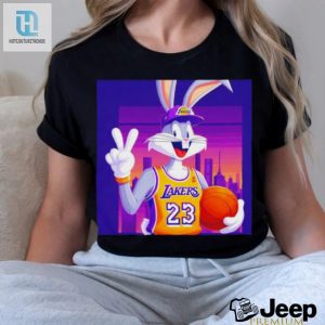 Nice Los Angeles Lakers 23 Bunny Player Lakers Win Shirt hotcouturetrends 1 3