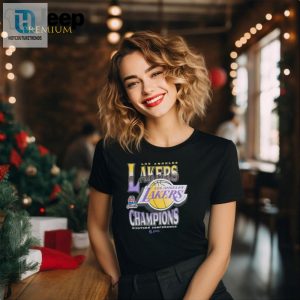 Mn Los Angeles Lakers Metallic Tee Shirt hotcouturetrends 1 2