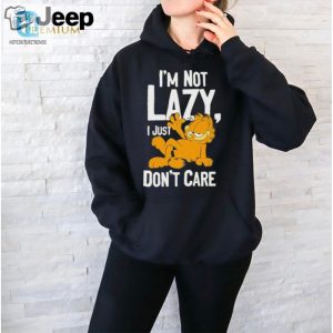 Official Garfield Im Not Lazy I Just Dont Care Shirt hotcouturetrends 1 2