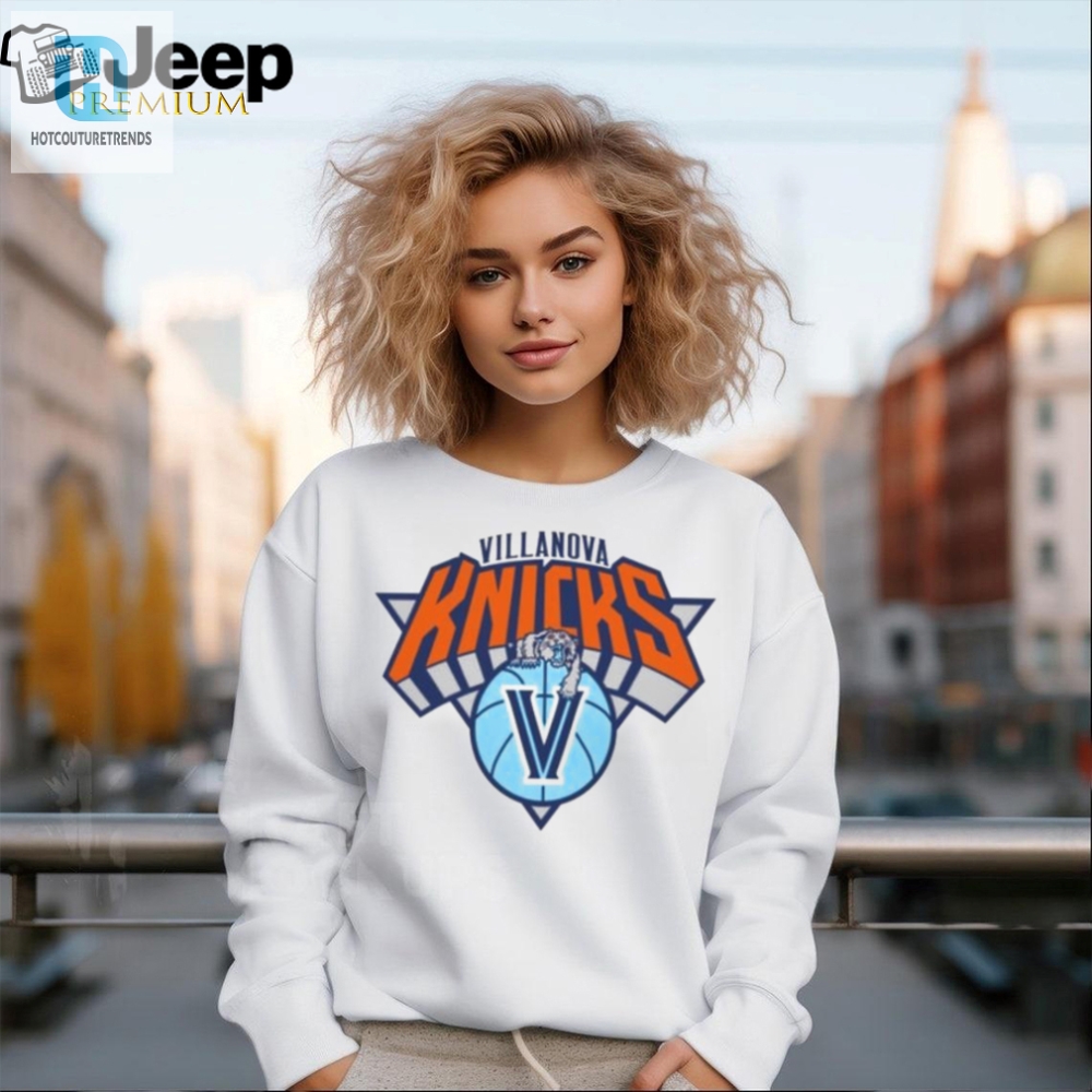 Villanova Knicks New York Mashup Parody Basketball T Shirt 