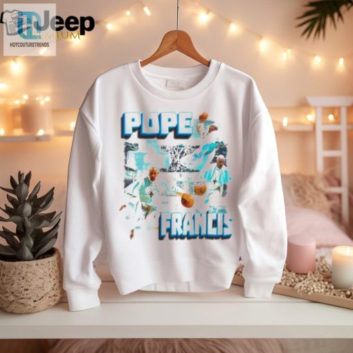 Top Pope Francis Play Basketball Graphic Shirt hotcouturetrends 1 4