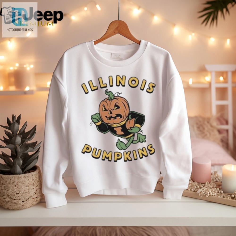 Illinois Pumpkins Mascot Design Shirt 