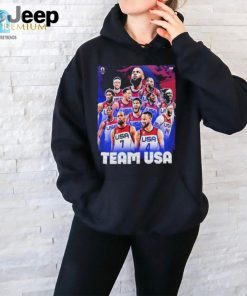 Official Team Usa Mens Basketball Announce A 12 Man Roster For Olympic Paris 2024 Merchandise T Shirt hotcouturetrends 1 1