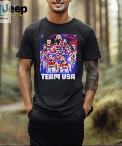 Official Team Usa Mens Basketball Announce A 12 Man Roster For Olympic Paris 2024 Merchandise T Shirt hotcouturetrends 1 2