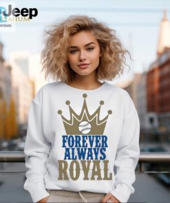 Official Forever Always Royals Crown Baseball Shirt hotcouturetrends 1 4