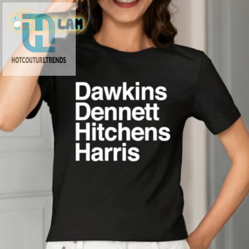 Wife Jennifer Dawkins Dennett Hitchens Harris Shirt 