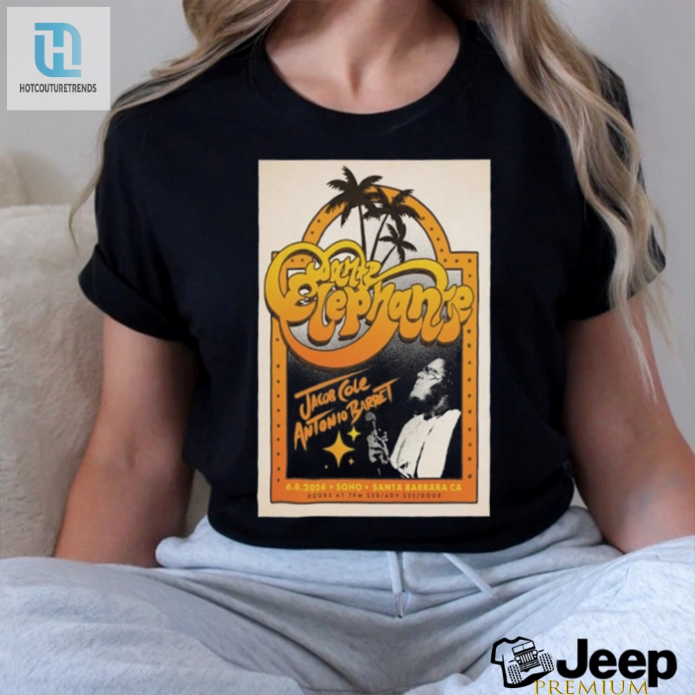 Dante Elephante 6.8.2024 Soho Santa Barbara Ca Poster Shirt hotcouturetrends 1