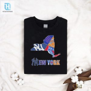 New York Rangers New York Giants New York Yankees Proud 2024 Logo Shirt hotcouturetrends 1 2