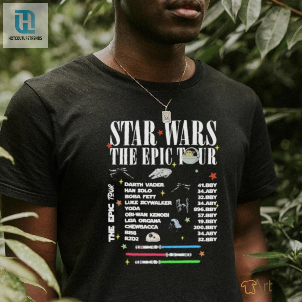 Star Wars The Epic Tour Two Side Logo Shirt 