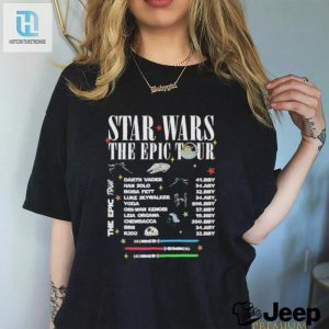 Star Wars The Epic Tour Two Side Logo Shirt hotcouturetrends 1 3