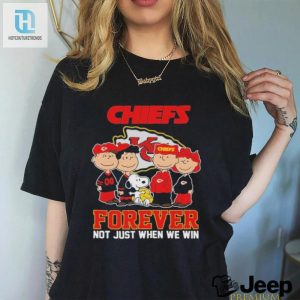 Kansas City Chiefs Football Snoopy Forever Not Just When We Win T Shirt hotcouturetrends 1 3