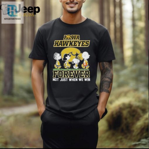 The Snoopy And Friends Iowa Hawkeyes Forever Not Just When We Win 2024 Shirt hotcouturetrends 1