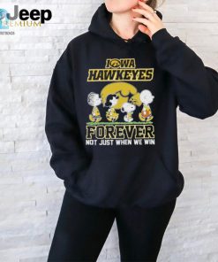 The Snoopy And Friends Iowa Hawkeyes Forever Not Just When We Win 2024 Shirt hotcouturetrends 1 2