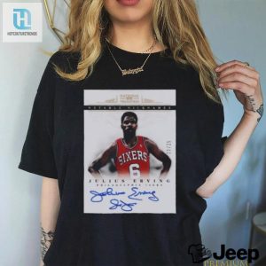 Julius Erving Philadelphia 76Ers Autographed 2012 13 Panini National Treasures Notable Nicknames Signatures Shirt hotcouturetrends 1 3