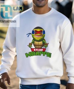 Kylian Mbappe Ninja Turtles Shirt hotcouturetrends 1 2