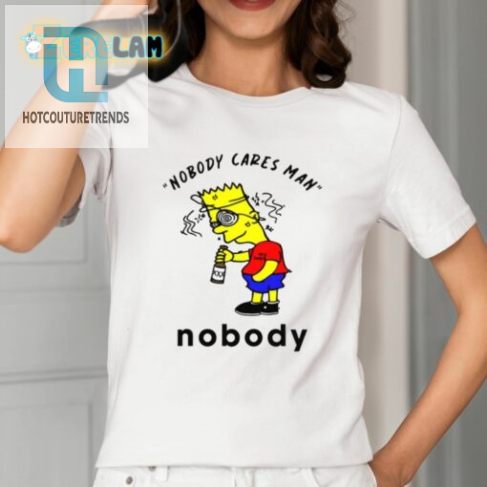 Simpson Nobody Cares Man Nobody Shirt 