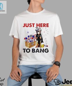Rottweiler Just Here To Bang American Flag Firework Independence Day 4Th Of July Shirt hotcouturetrends 1 1