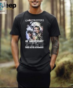 Official Ghostbusters 40Th Anniversary 1984 2024 Thank You For The Memories Signatures Shirt hotcouturetrends 1 2