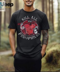 Kill All Pedo Print T Shirt hotcouturetrends 1 2