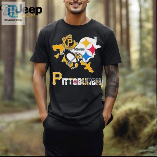 Pittsburgh Map Sports Teams Logo Shirt hotcouturetrends 1 5