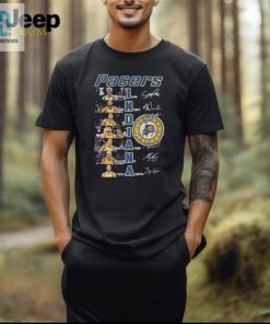 Indiana Pacers Team Players 2024 Signatures Shirt hotcouturetrends 1 5