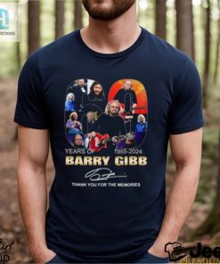 60 Years Of 1955 2024 Barry Gibb Thank You For The Memories T Shirt hotcouturetrends 1 1