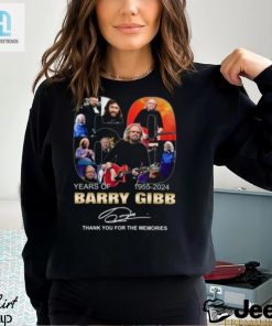60 Years Of 1955 2024 Barry Gibb Thank You For The Memories T Shirt hotcouturetrends 1 2
