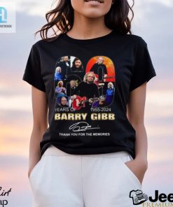 60 Years Of 1955 2024 Barry Gibb Thank You For The Memories T Shirt hotcouturetrends 1 3