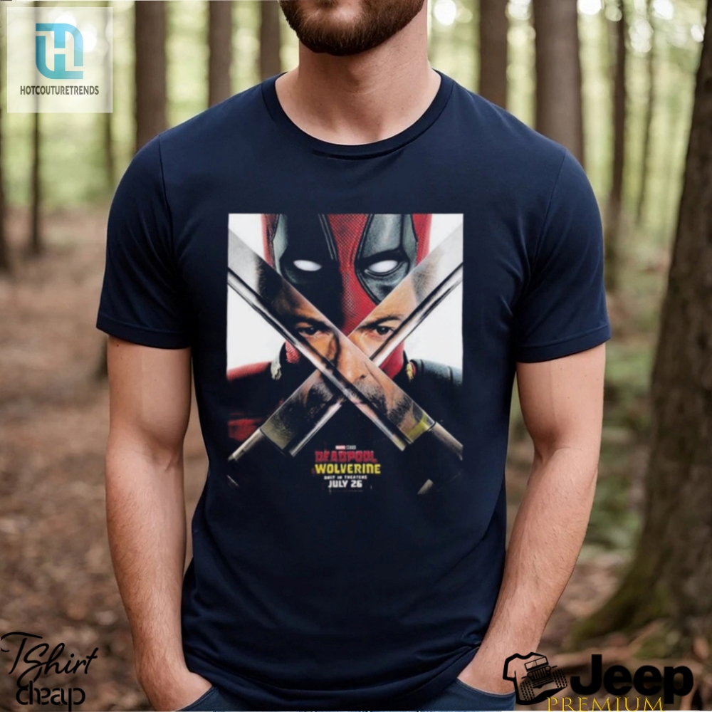 New Poster Deadpool And Wolverine Hughkatana Matata Theaters On July 26 2024 T Shirt 