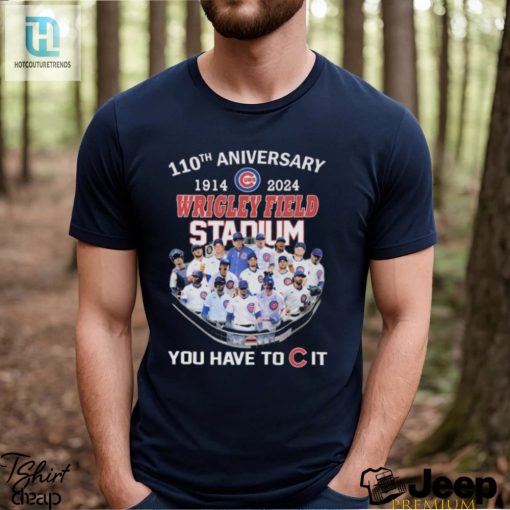 Chicago Cubs 110Th Anniversary 1914 2024 Wrigley Field Stadium T Shirt hotcouturetrends 1 1