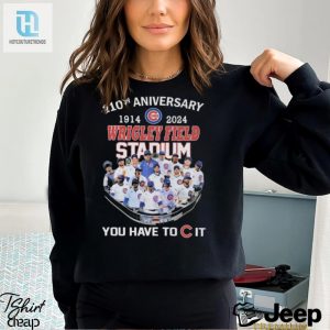 Chicago Cubs 110Th Anniversary 1914 2024 Wrigley Field Stadium T Shirt hotcouturetrends 1 2