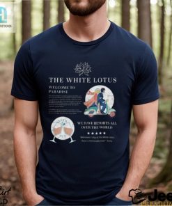 The White Lotus Welcome To Paradise T Shirt hotcouturetrends 1 1