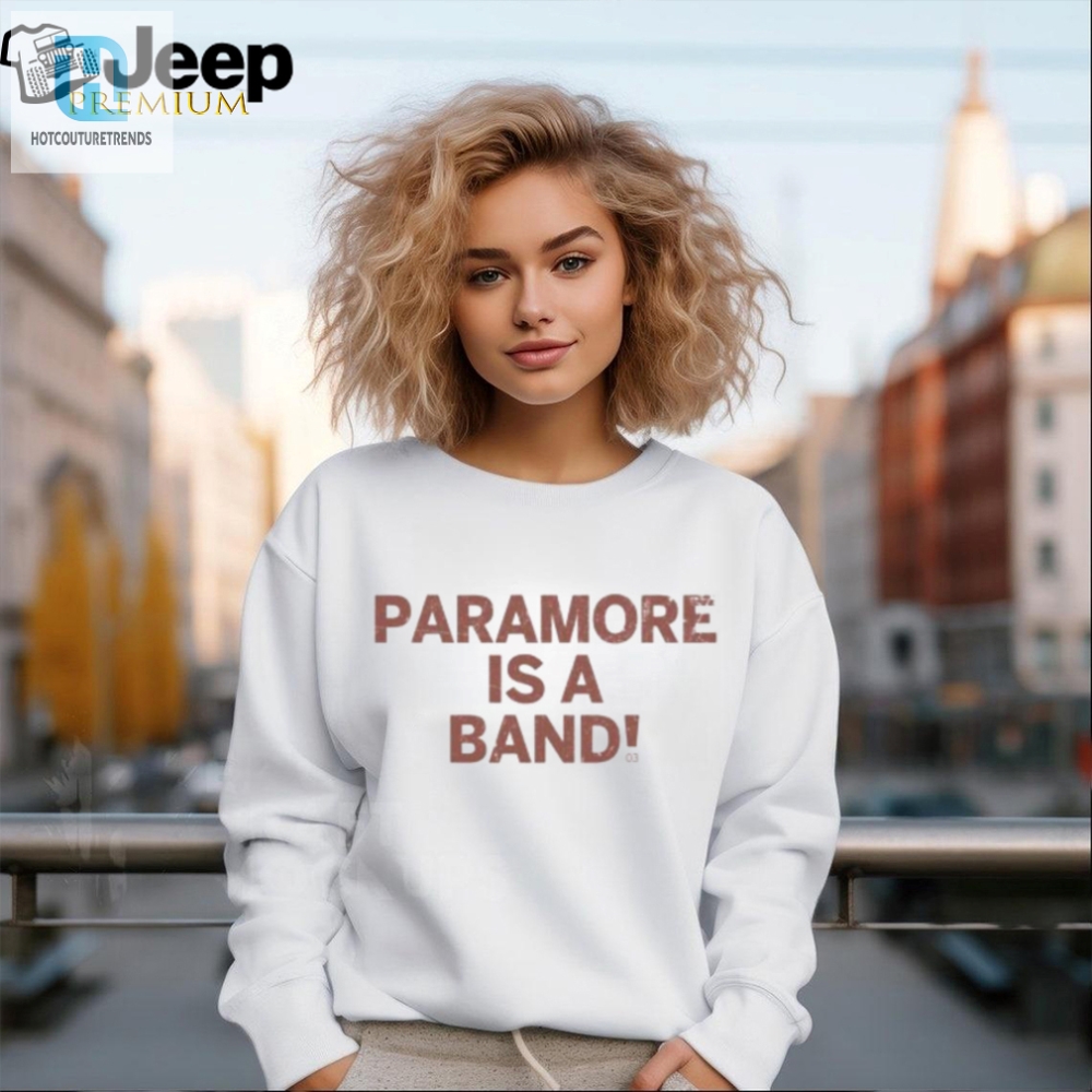 Paramore Is A Band Ladies Boyfriend Shirt 