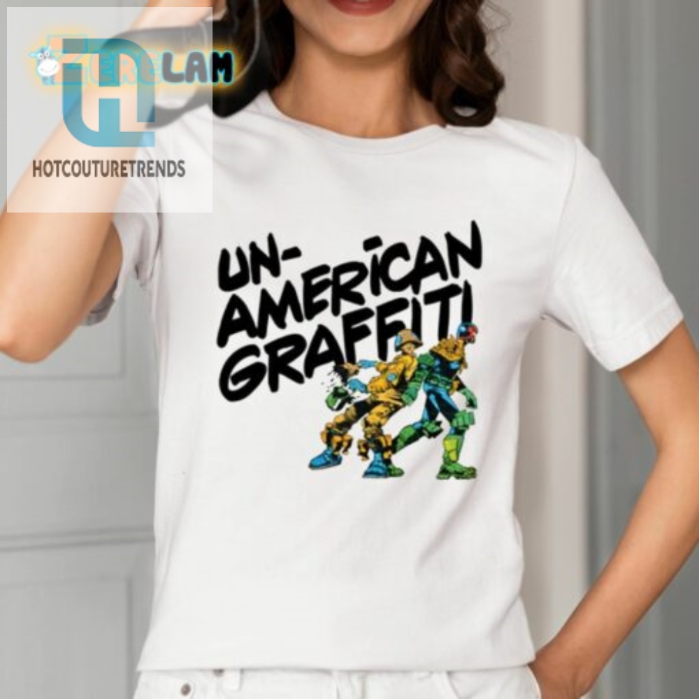 Unamerican Graffiti Judge Dredd Shirt 