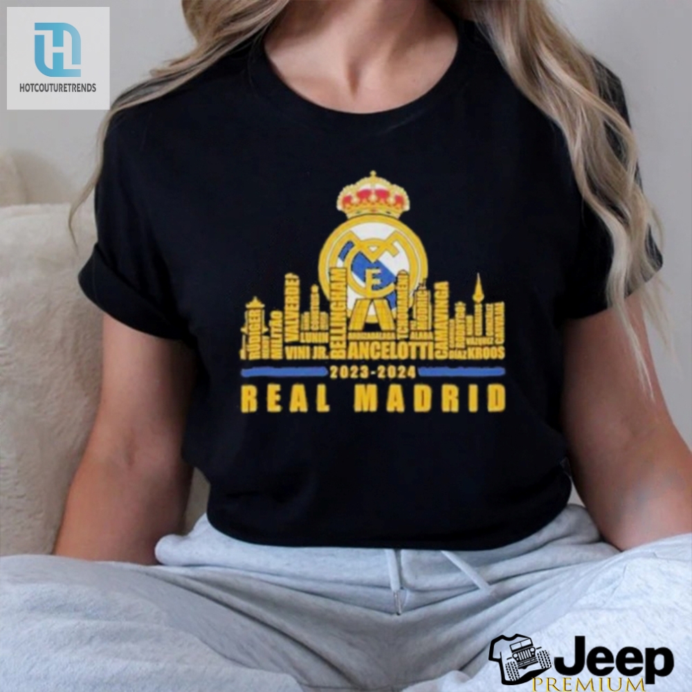 2023 2024 Real Madrid City T Shirt 