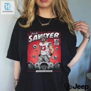 Official Ohio State Buckeyes 33 Jack Sawyer Nil Comic Classic T Shirt hotcouturetrends 1 2