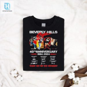 Beverly Hills Cop 40Th Anniversary 1984 2024 Signatures Thank You For The Memories T Shirt hotcouturetrends 1 3