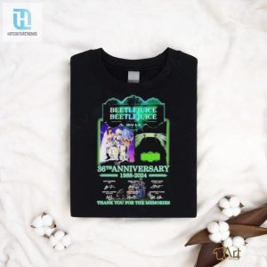 Beetlejuice 36Th Anniversary 1988 2024 Signatures Thank You For The Memories T Shirt hotcouturetrends 1 3