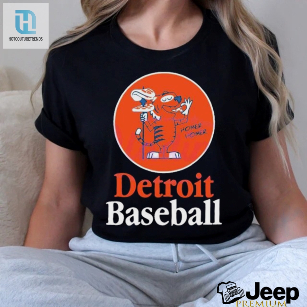 Detroit Baseball Pizza Spear Home Homer Shirt 