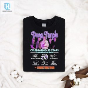 Deep Purple Celebrating 50 Years Of Smoke On The Water 1 More Time Tour Signatures T Shirt hotcouturetrends 1 3