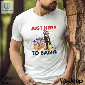 Just Here To Bang Usa Flag Shirt hotcouturetrends 1 3