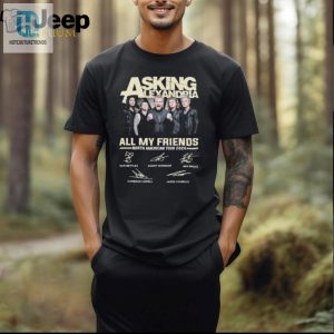 Asking Alexandria All My Friends North American Tour 2024 Signatures Shirt hotcouturetrends 1 2