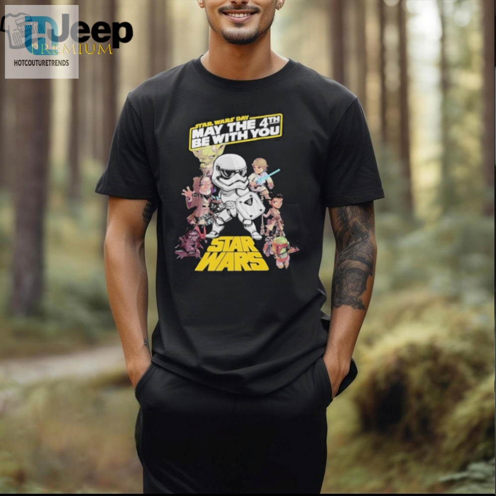 May The 4Th Be With You Official Star Wars Day Fan Tee
