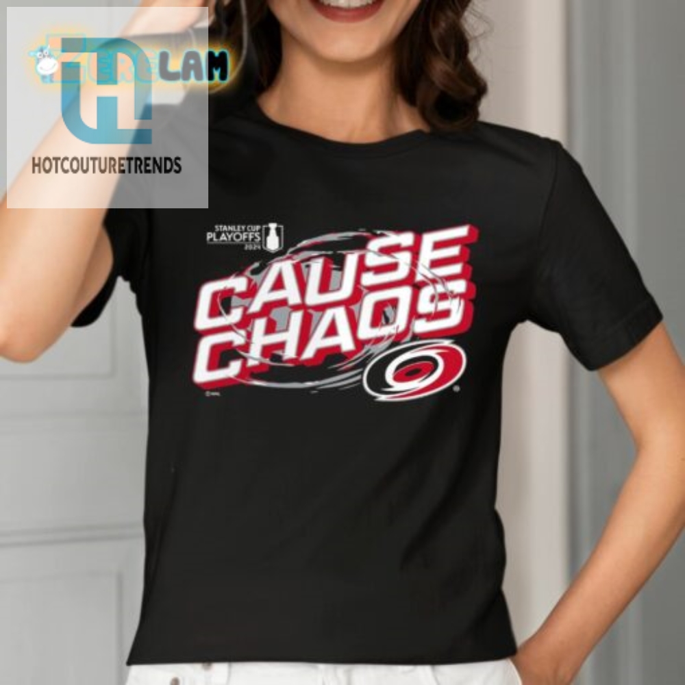 Chaos Reigns Hurricanes 2024 Stanley Cup Playoffs Tee