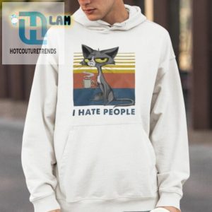 Hate People Love Cats Humorous Coffee Cat Shirt hotcouturetrends 1 3