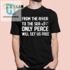 Ahmed Fouad Alkhatib Tee From River To Sea Peace Sets Us Free hotcouturetrends 1