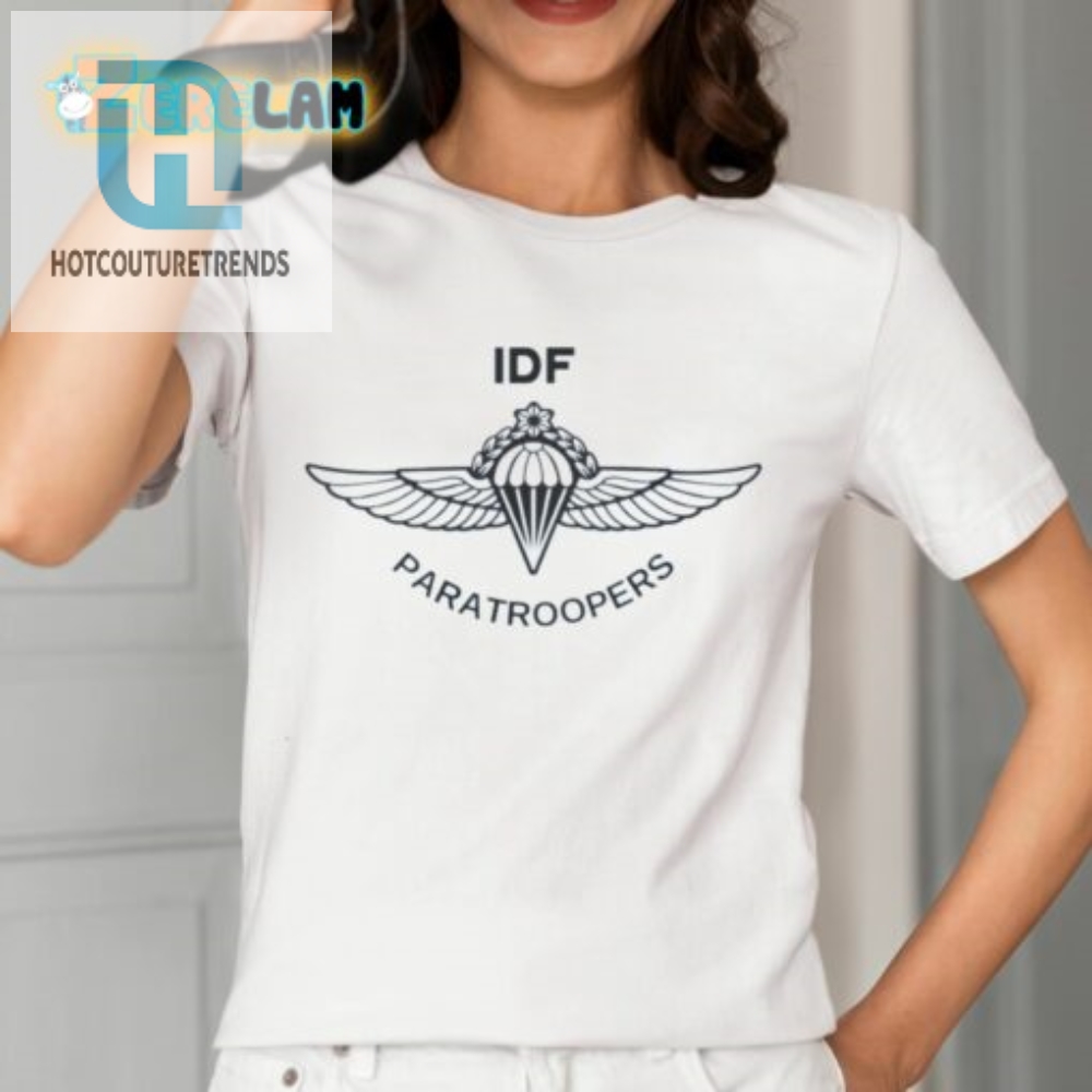 Defend Your Fashion Israeli Idf Paratroopers Tee