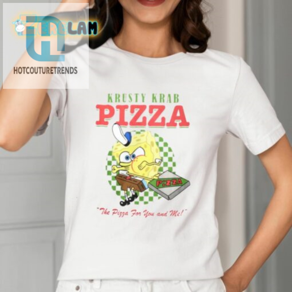 Get Your Slice Of Krusty Krab Pizza Fun Shirt