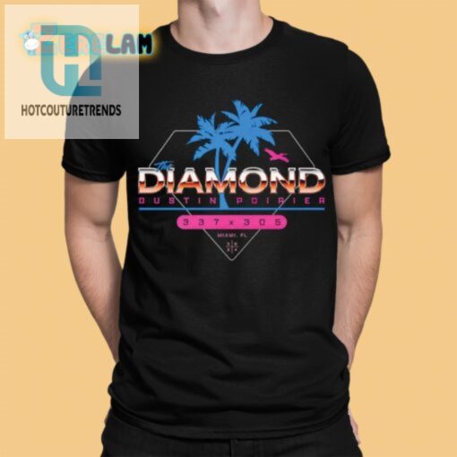 Knockout Style Miamis Diamond Dustin Poirier 305 Shirt hotcouturetrends 1